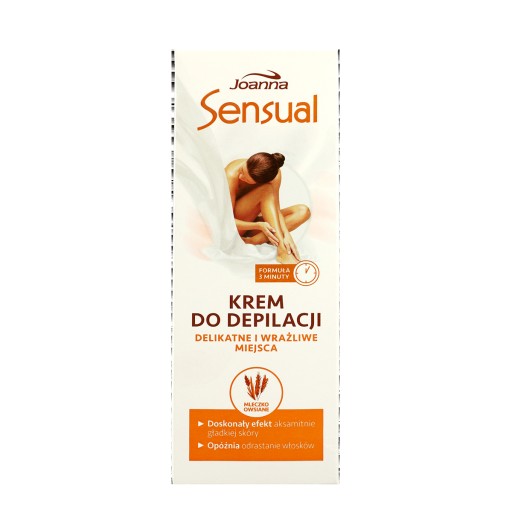 Sensual depilačný krém ovsené mlieko 100g