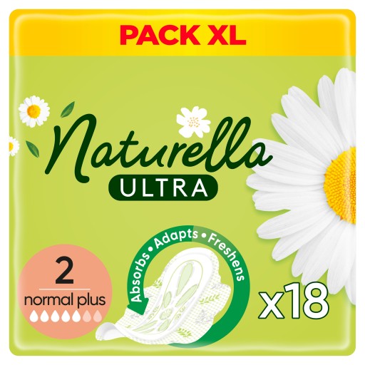 Hygienické vložky NATURELLA ULTRA Normal Plus 18