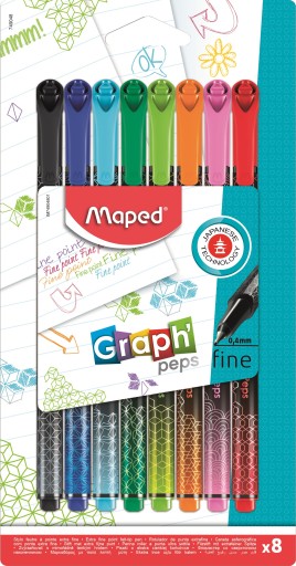 Jemná linka Graph Peps Deco, 8 ks
