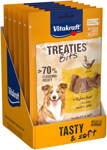 Vitakraft Treaties Bits 120g s kuracím mäsom
