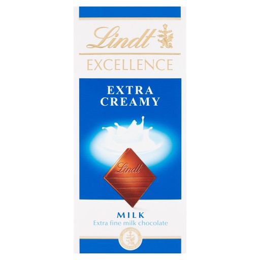 Excellence mliečna extra krémová čokoláda Lindt 100g