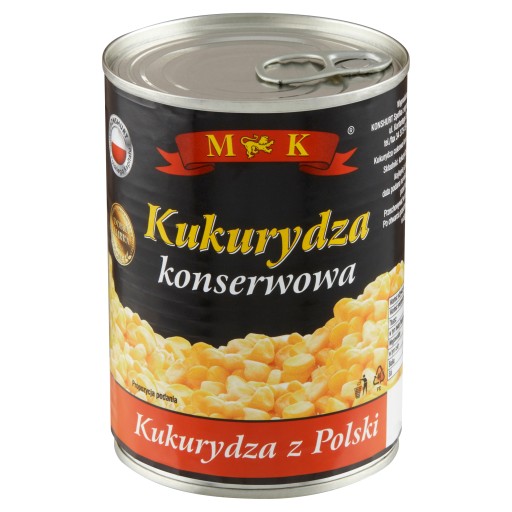 KONZERVOVANÁ KUKURICA Z POĽSKA MK 400g