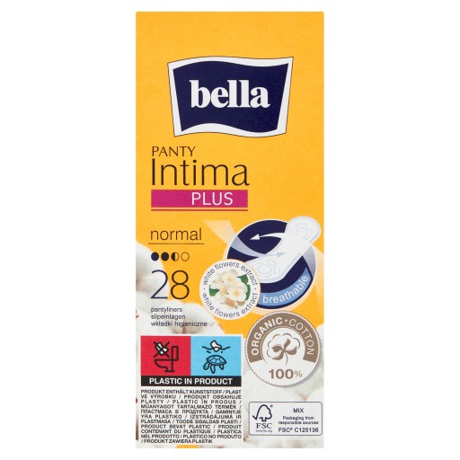 Dámske vložky Bella Panty Intima Plus Normal