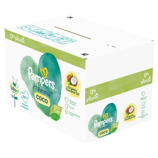 Pampers Harmonie Coco vlhčené obrúsky 42 ks.