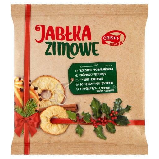 Chrumkavé prírodné jablká s pomarančovou pikantnou príchuťou 18g