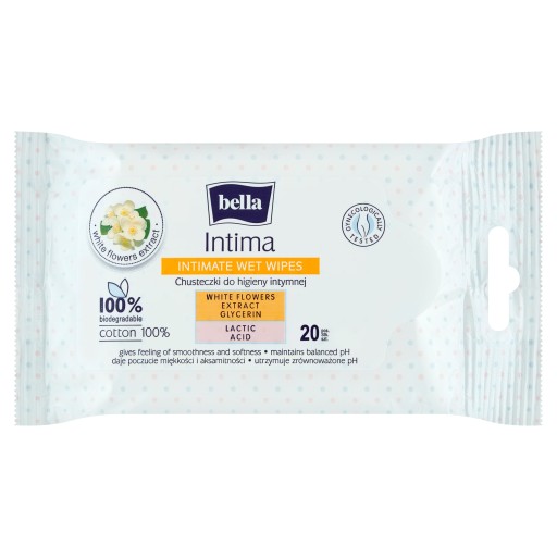 Utierky na intímnu hygienu Bella Intima 20 ks