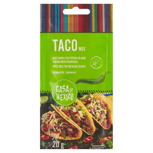 Casa de Mexico Spice Tacos Mix Spice 20 g