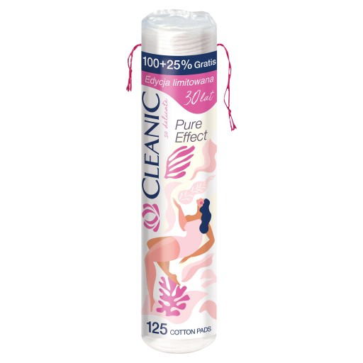KOZMETICKÉ VLOŽKY CLEANIC PURE EFFECT 125 KS