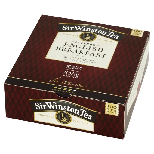 Sir Winston Tea English Breakfast Black Express Tea 100 vrecúšok