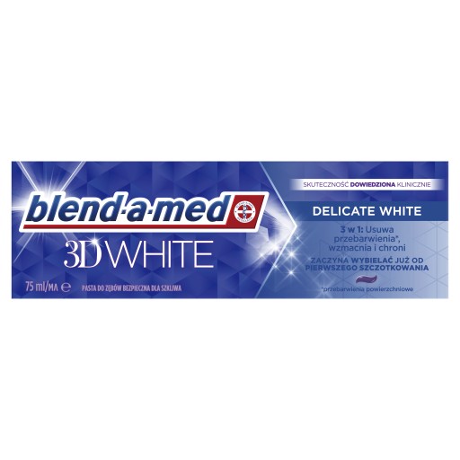 BLENDAMED 3D WHITE 75ML JEMNÁ BIELA