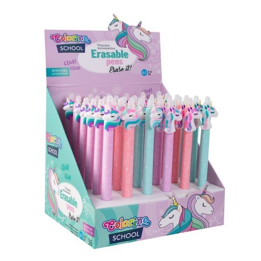 UNICORN Erasable Pen Gel Blue 1 ks. Colorino