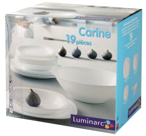 Miska šalátová 27 cm biela CARINE LUMINARC