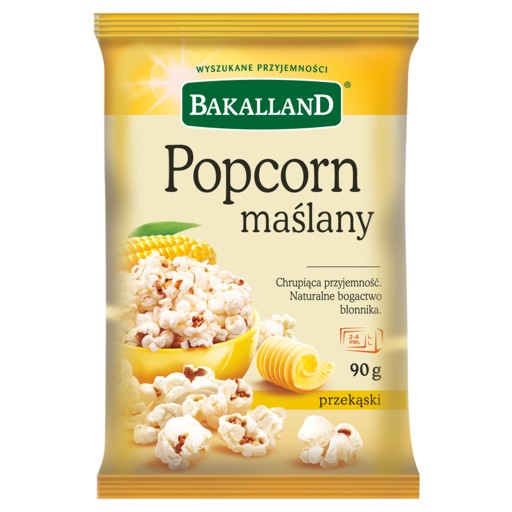 Hotové maslované pukance 90g - Bakalland