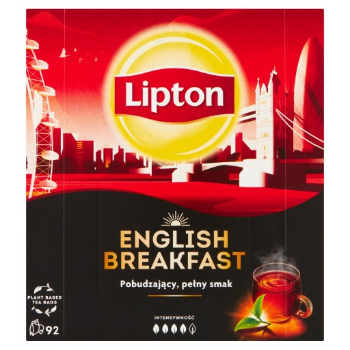 Lipton English Breakfast čierny čaj 92 vrecúšok