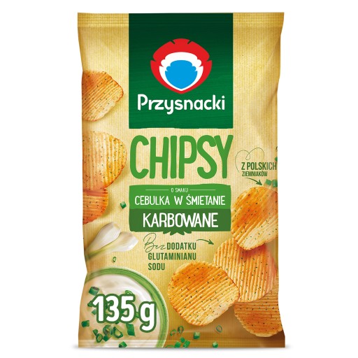 Przysnacki chrumky s cibuľovou príchuťou a smotanou 135 g