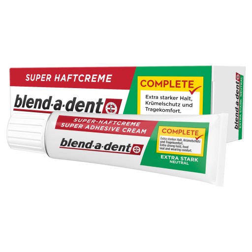 Blend-a-dent COMPLETE NEUTRAL lepidlo na zubné protézy neutrálnej chuti, 47 g