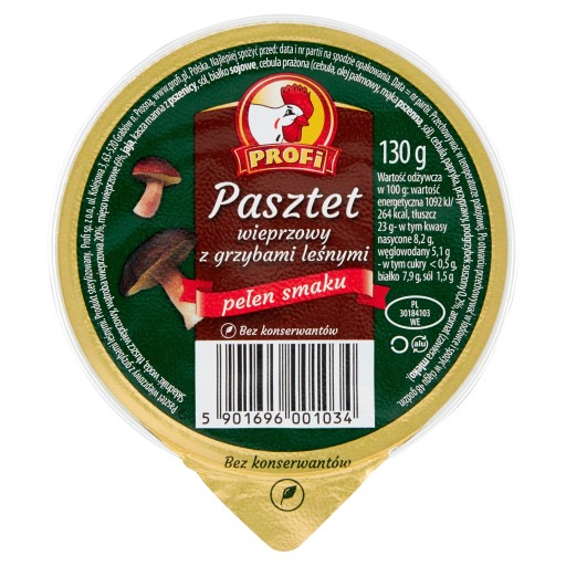 Profi bravčová paštéta so šampiňónmi 130g