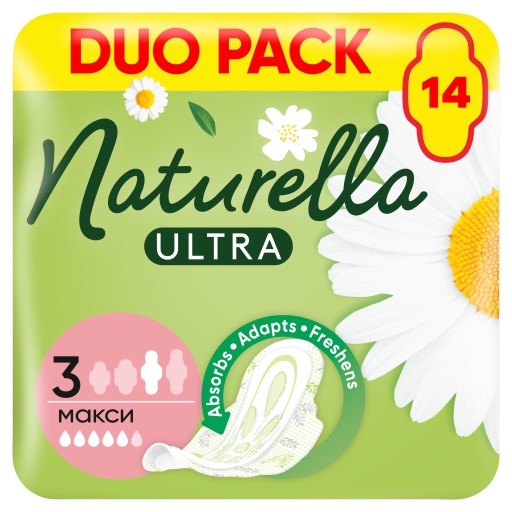 NATURELLA ULTRA DUO 14 MAXI hygienických vložiek