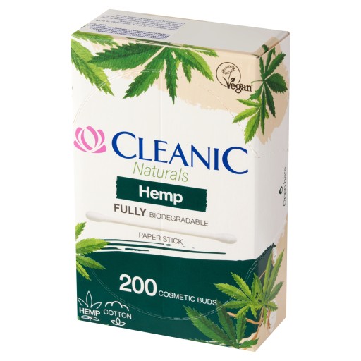 ČISTÉ KOZMETICKÉ TYČINKY V KRABIČKE (200) NATURALS KONOPNÉ