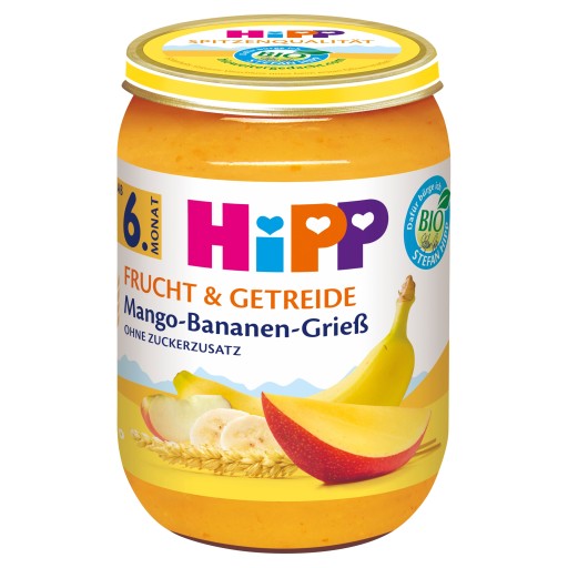 HiPP BIO Mangový dezert s krupicou 190g