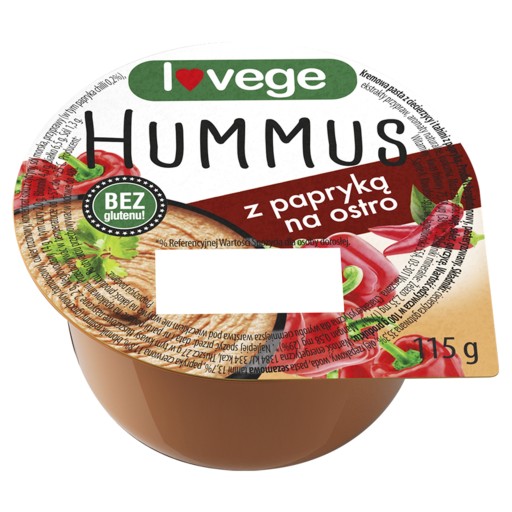 Lovege hummus s paprikou 115g Lovege