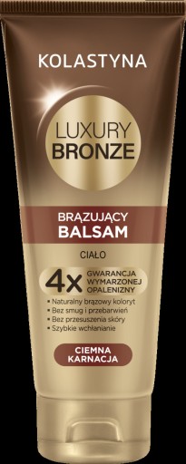 Kolastyna Luxury Bronze Bronzujúce telové mlieko pre tmavú pokožku 200 ml