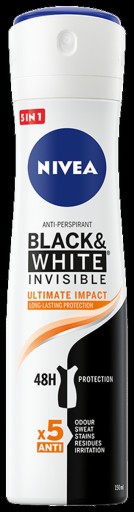 NIVEA Dámsky antiperspirant BLACK&WHITE 150ml