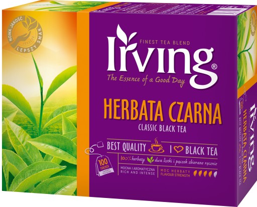 IRVING EXPRESS BLACK TEA v 100T vreciach