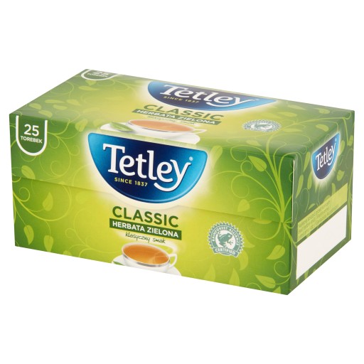 Zelený čaj vo vrecúškach Tetley 25ks x 1,5g