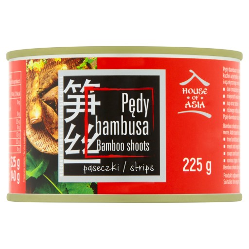 Bambusové výhonky prúžky 225g - House of Asia