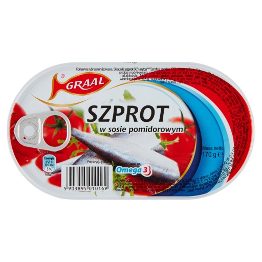 GRÁLOVÉ ŠPROTY V RAJKOVEJ Omáčke 170G