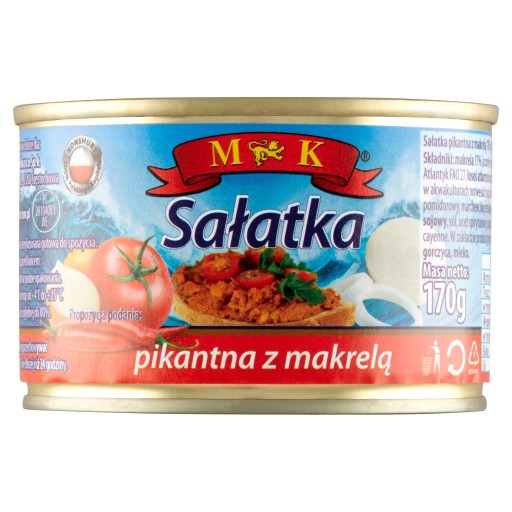Mk šalát s pikantnou makrelou 170G