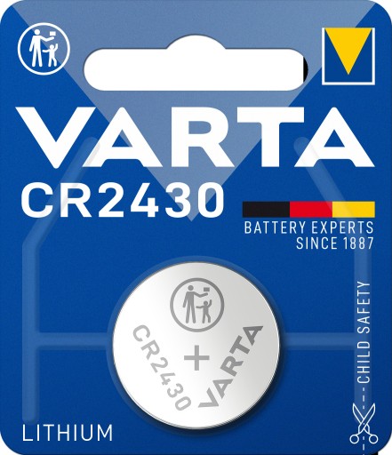 Varta CR2430 MINI lítiová gombíková batéria 1 ks.