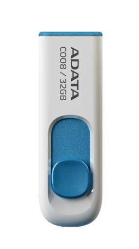 DashDrive Classic C008 32GB USB2.0 kľúč, biely