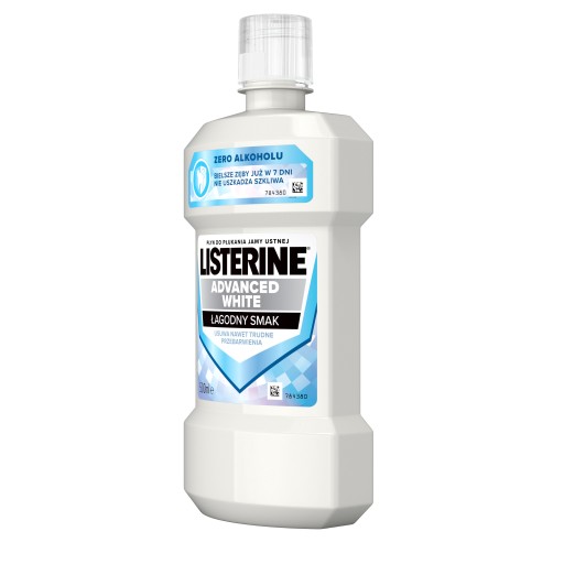 Listerine Advanced White ústna voda 500 ml