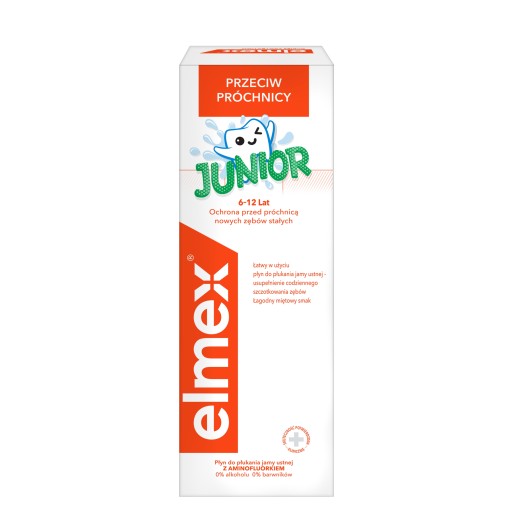 ELMEX Ústna voda JUNIOR 6-12 ROKOV 400ml