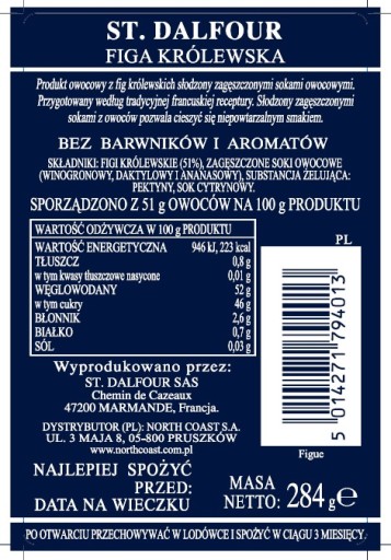 Rhapsody Fig Ovocný džem 284 g ST. DALFOUR