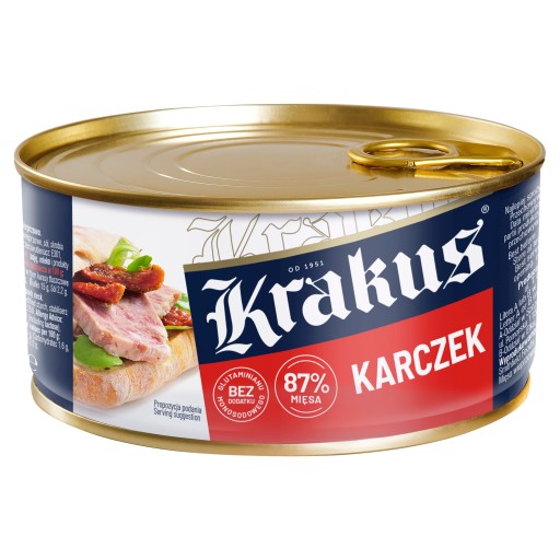Bravčová krkovička - mäsová konzerva 87% - Krakus | 300 g