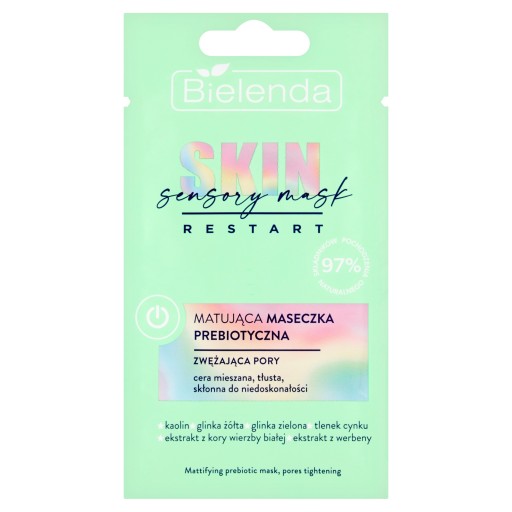 BIELENDA SKIN RESTART zmatňujúca probiotická maska 8g