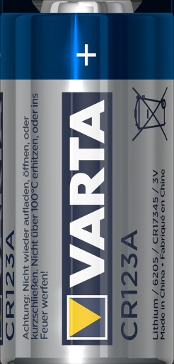 Batéria CR123A Varta 3,0V DL123A ER2/3A CR17345