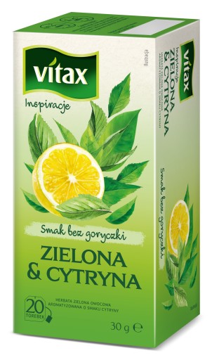 Vitax Inspirations s príchuťou Green Lemon 20 sáčkov