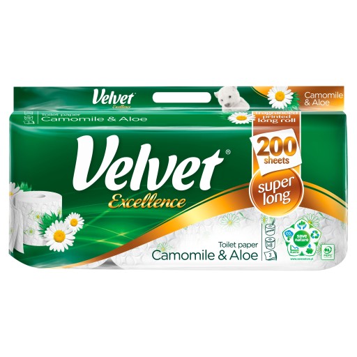Toaletný papier s vôňou zamatu 8 ks.