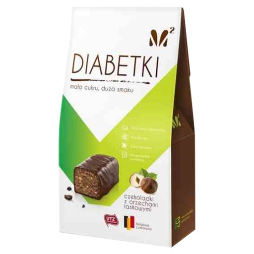 Orieškové čokolády bez cukru 100g DIABETKI