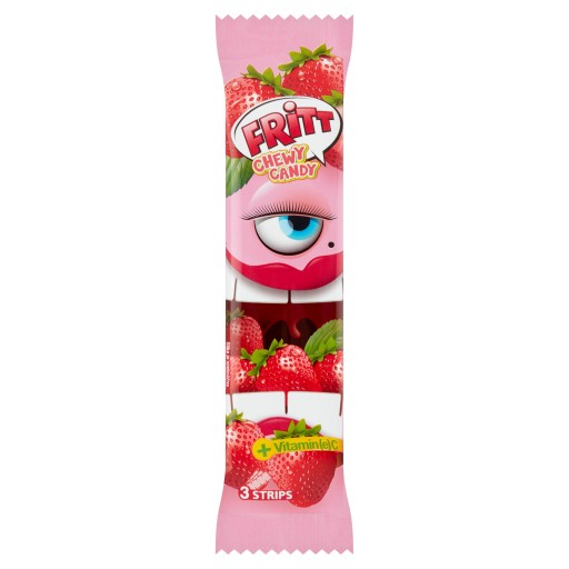 Fritt instantný cukrík s príchuťou jahody s vitamínom C 35 g