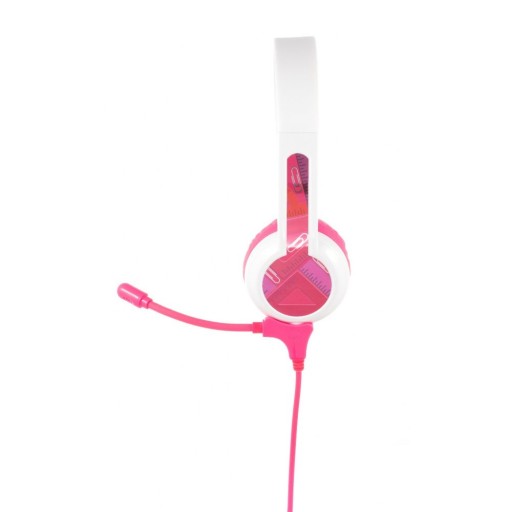Káblové slúchadlá BuddyPhones StudyBuddy PINK