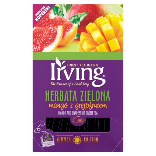 Irving mango a grapefruit expresný zelený čaj 20 šálok. 30 g
