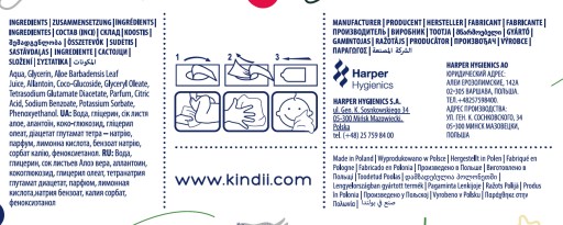 Kindii vlhčené obrúsky pre bábätká 3x60 ks