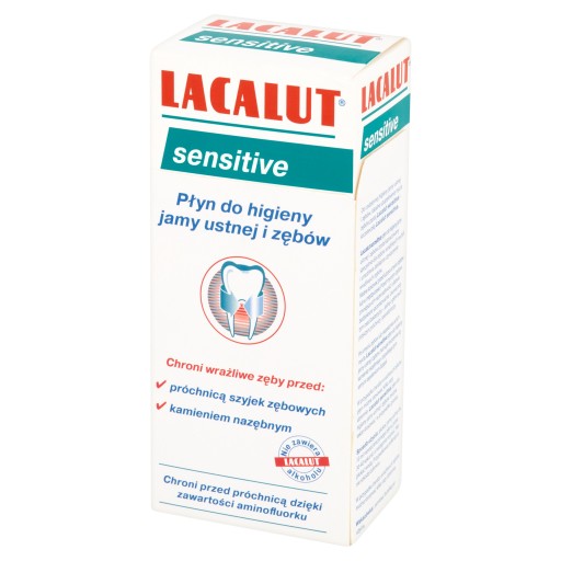LACALUT SENSITIVE tekutina na ústnu hygienu 300 ml