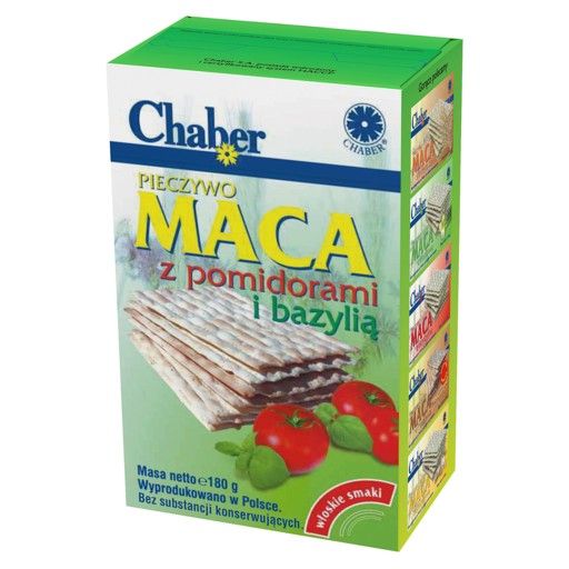 Nevädzový chlieb matzo s paradajkami a bazalkou 180 g