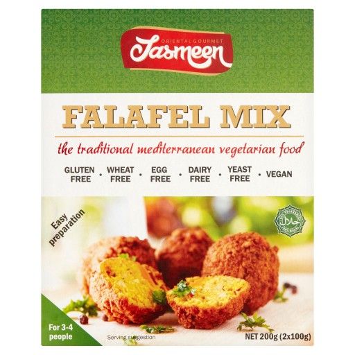 Falafel Mix, Zeleninové rezne v prášku 200g Jasmeen